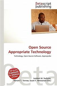 Open Source Appropriate Technology