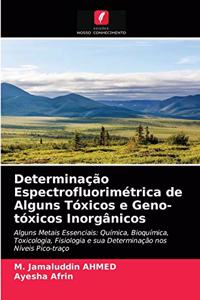 Determinação Espectrofluorimétrica de Alguns Tóxicos e Geno-tóxicos Inorgânicos