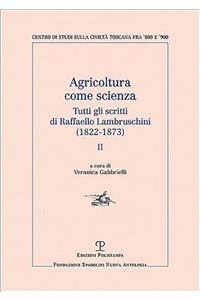Agricoltura Come Scienza