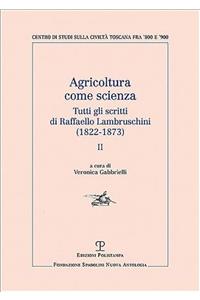 Agricoltura Come Scienza