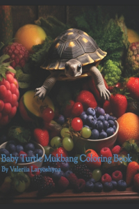 Baby Turtle Mukbang Coloring Book