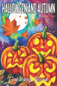 Halloween And Autumn Coloring Book