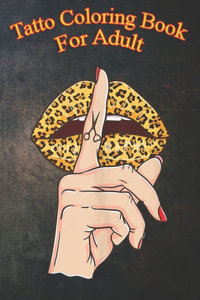 Tattoo Coloring Book For Adult