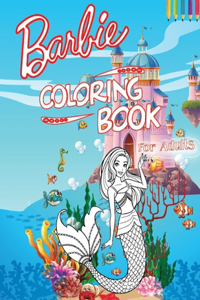 Barbie Coloring Book For Adults