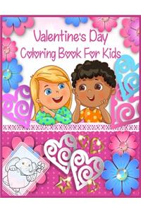 Valentine's Day Coloring Book For Kids