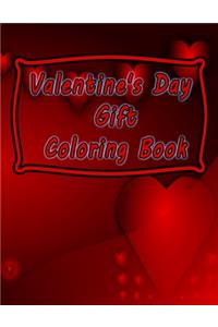 Valentine's Day Gift Coloring Book