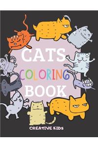 Cats Coloring Book