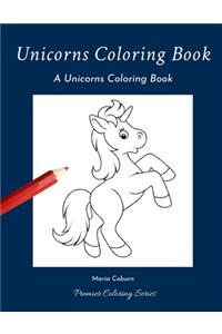 Unicorns Coloring Book