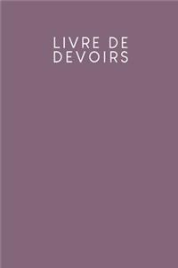 Livre de devoirs