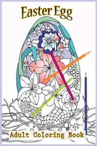 Easter Egg Adult Coloring Book