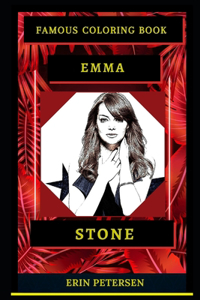 Emma Stone Famous Coloring Book