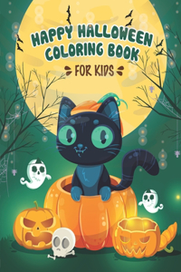 Happy Halloween coloring book for Kids
