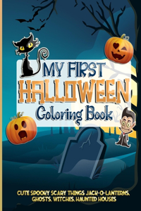 My First Halloween Coloring Book