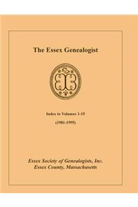 Essex Genealogist, Index to Volumes 1-15 (1981-1995)