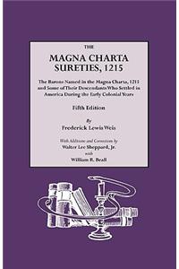 Magna Charta Sureties, 1215. Fifth Edition