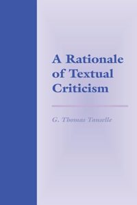 Rationale of Textual Criticism