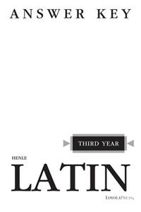 Henle Latin Third Year Answer Key