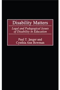 Disability Matters