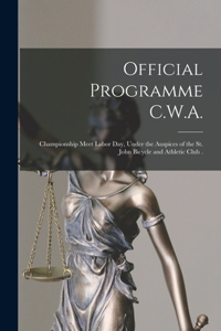 Official Programme C.W.A. [microform]