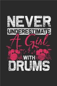 Never Underestimate A Girl With Drums