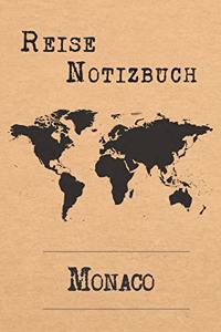 Reise Notizbuch Monaco