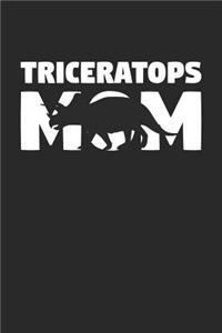 Dinosaur Notebook 'Triceratops Mom' - Paleontology Gift - Journal for Dino Lover - Paleontologist Diary