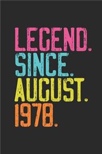 Legend Since August 1978