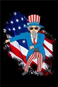 Funny floss like a boss uncle sam journal