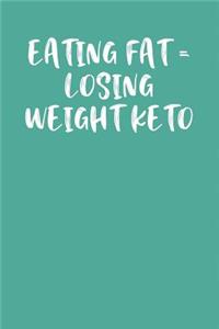 Eating Fat = Losing Weight Keto