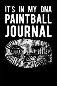It's in My DNA Paintball Journal