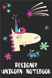 Designer Unicorn Notebook