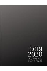 2019-2020 Academic Planner With Hours Daily Organizer