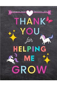 Kindergarten Teacher appreciation gifts