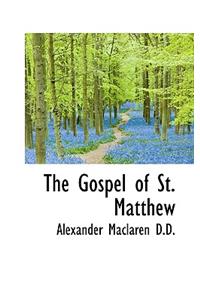 The Gospel of St. Matthew