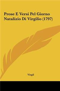 Prose E Versi Pel Giorno Natalizio Di Virgilio (1797)