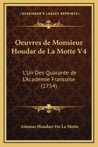 Oeuvres de Monsieur Houdar de La Motte V4