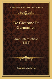 De Cicerone Et Germanico