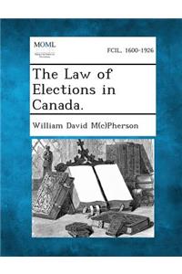 Law of Elections in Canada.