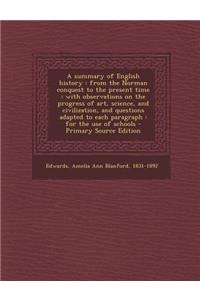 A Summary of English History