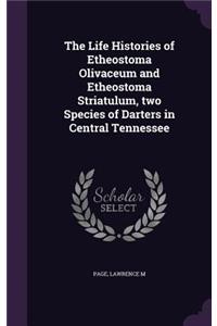 The Life Histories of Etheostoma Olivaceum and Etheostoma Striatulum, two Species of Darters in Central Tennessee