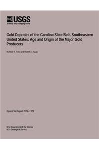 Gold Deposits of the Carolina Slate Belt, Southeastern United States