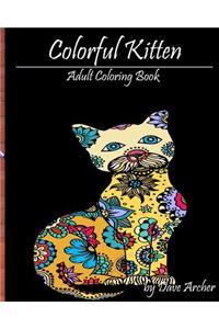 Colorful Kitten: A Blue Dream Coloring Book for Adult Relaxation