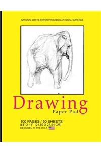 Drawing Paper Pad - Yellow Cover