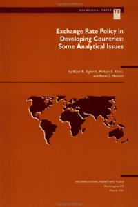 Exchange Rate Policy in Developing Countries : Some Analytical Issues  Some Analytical Issues