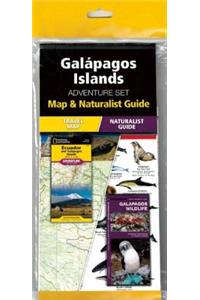 Galapagos Islands Adventure Set: Map & Naturalist Guide