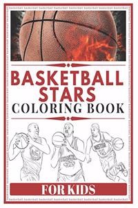 Basketball Stars Coloring Book For Kids