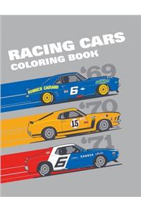Racing Cars Coloring Book