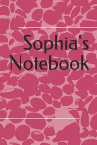 Sophia Personalised Notebook