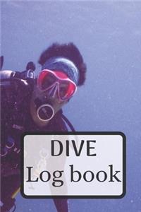 Dive journal - Diving log book 6 x 9 inches x 120 pages - Diver logbook scuba diving log book for Beginner, intermediate and experienced Diver