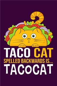 Taco Cat Spelled Backwards Is Tacocat